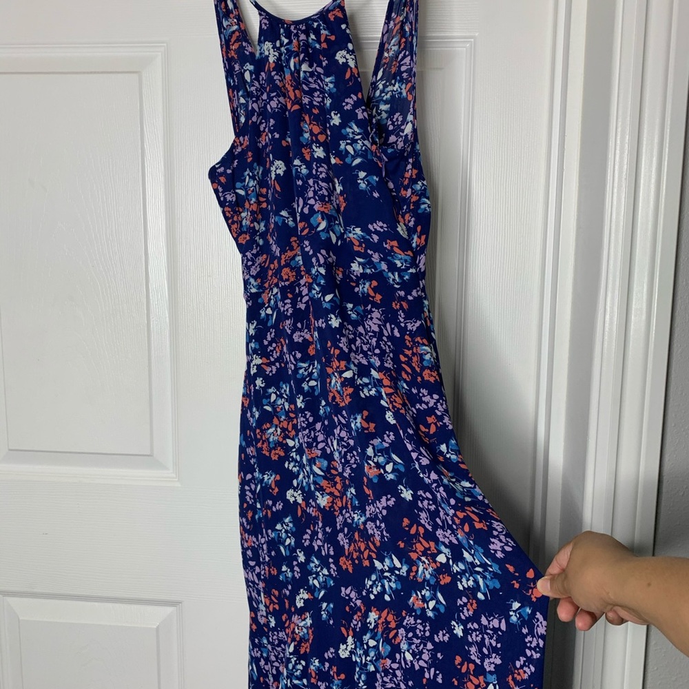 NWT Parker Floral Print Halter Maxi Dress - Picture 6 of 9
